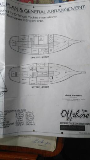 Sailboat Seamaster ltd Offshore Nantucket Clipper boat plan