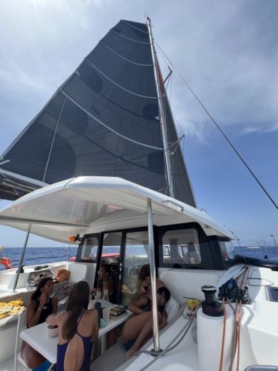 Ibiza Catamaran BENETEAU EXCESS 11 alt tag text