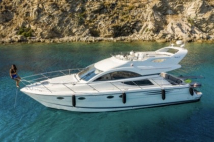 Verhuur Motorjacht Fairline Fairline 43 Flybridge Mikonos