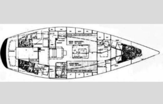 Sailboat Contest 34 Boot Grundriss