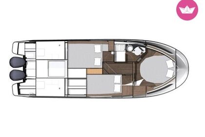 Rental Motorboat Jeanneau Merry Fisher 1095 Jolly Harbour