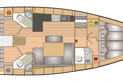 Verhuur Zeilboot BAVARIA 46 CRUISER Lefkada