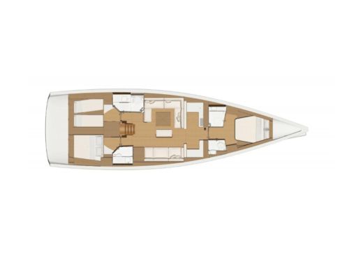 Sailboat Dufour Dufour 520 Grand Large Boat layout