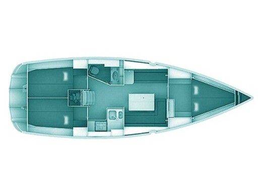 Sailboat BAVARIA CRUISER 36 boat plan