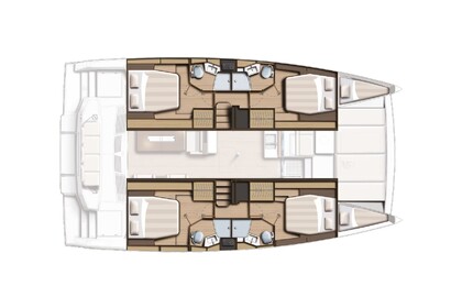 Location Catamaran  Bali 4.4 Mykonos