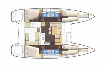 Hire Catamaran  Lagoon 400 S2[G] Corfu