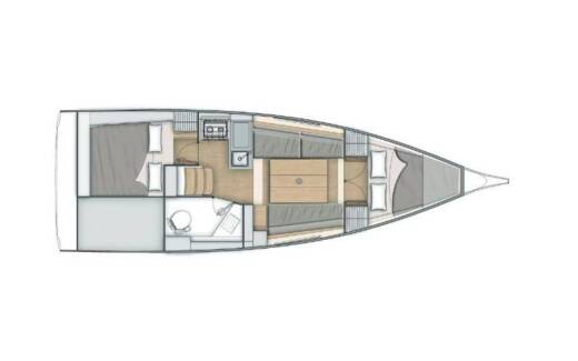Sailboat Beneteau Oceanis 30.1 boat plan