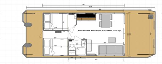 Houseboat Custom XL plus Boat design plan