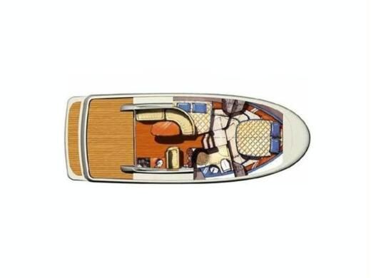 Motorboat Starfisher 34 Cruiser Boot Grundriss