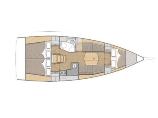 Sailboat  Oceanis 34.1 Boat design plan
