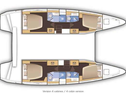 Catamaran Lagoon Lagoon 42 Boat design plan