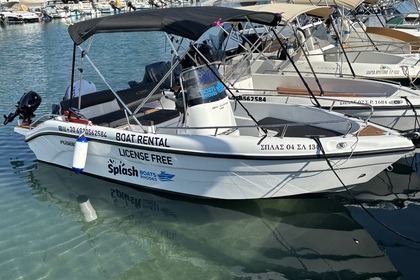 Hire Boat without licence  Poseidon Blue water 170 Faliraki