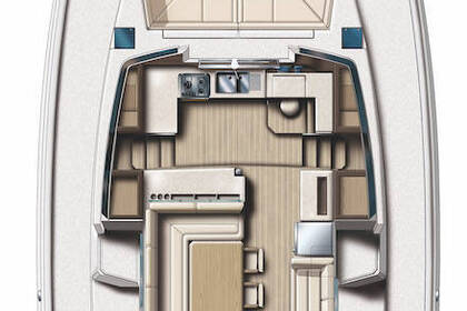 Charter Catamaran Catana Group Bali 4.1 - 4 + 1 cab. Pula