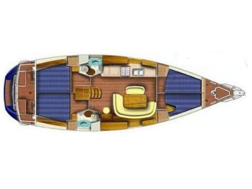 Sailboat JEANNEAU SUN ODYSSEY 45 Boat layout