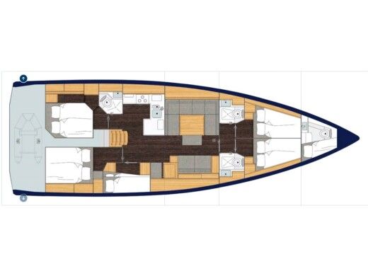 Sailboat Bavaria Bavaria C50 boat plan