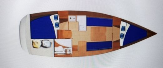 Sailboat Dufour 325 GL Plan du bateau