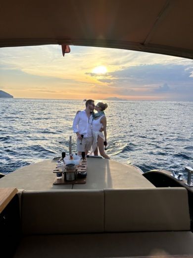 Sorrento Motorboat Gozzo Esposito Positano Open alt tag text