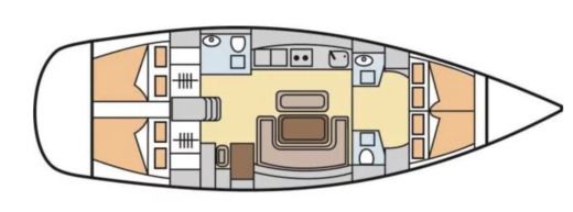 Sailboat Dufour Dufour 445 Gl Boat design plan