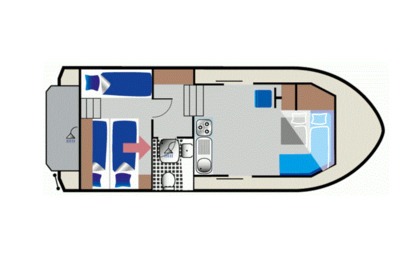Miete Hausboot Kromoran 940 (HMR) Rechlin