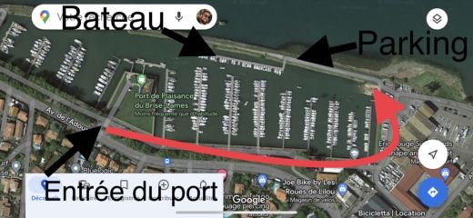 Motorboat Pacific Craft Open 545 Plan du bateau