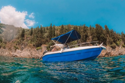 Rental Boat without license  Poseidon 480 Corfu
