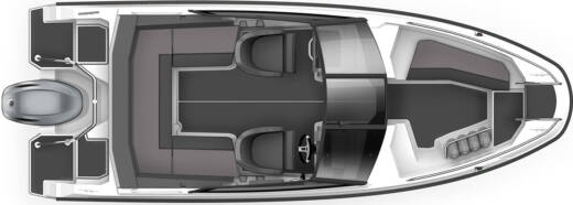 Motorboat Yamarin Cross BR62 boat plan