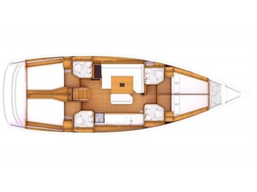 Sailboat JEANNEAU SUN ODYSSEY 479 boat plan