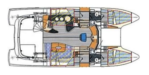Catamaran Fontaine Pajot Maryland Boat design plan