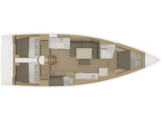 Sailboat DUFOUR 430 Grand Large Boat design plan