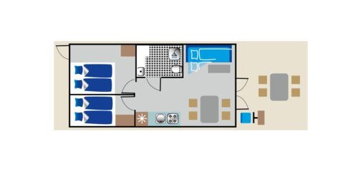 Houseboat Pedro H2Home Family (HMR) Plano del barco