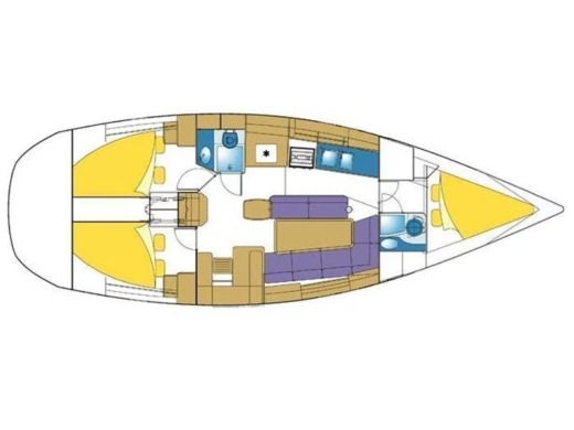 Sailboat Kirie - Feeling 1100 j boat plan