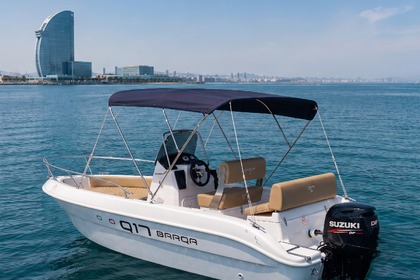 Aluguel Barco sem licença  Barqa Q17 Barcelona