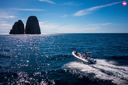 Noleggio Barca senza patente  Tour Capri e Positano con Italboat predator 40 hp Sorrento