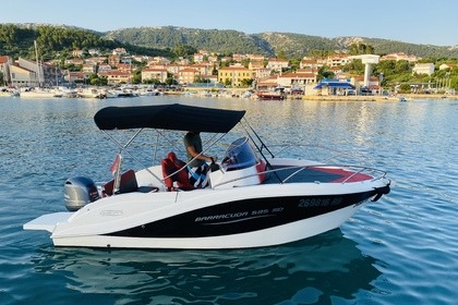 Miete Motorboot Barracuda 595 Rab