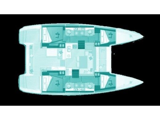 Catamaran  Lagoon 40 Boat design plan