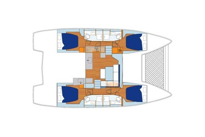 Miete Katamaran Sunsail 46 Marina