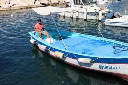 Miete Boot ohne Führerschein  Custom Gozzo in Legno 6.30 entrobordo 40HP Ponza