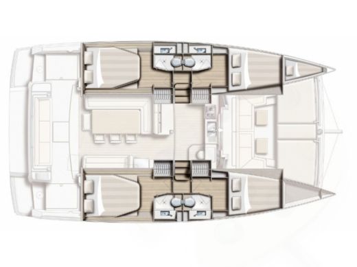 Catamaran  Bali 4.1 Orlandina boat plan