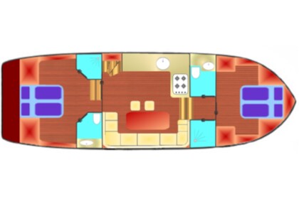 Hyra båt Husbåt Gruno 37 Subliem Classic Berlin