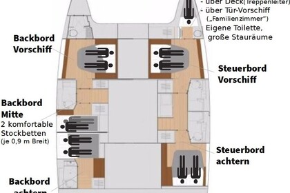 Noleggio Catamarano Fountaine Pajot Fountaine Pajot Saona 47 (Quintet) - 5 + 1 cab. Zaravecchia