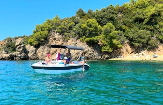 Skiathos Port Without license Poseidon 2024 alt tag text