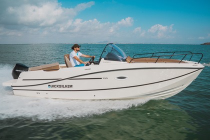Hyra båt Motorbåt Quicksilver Activ 755 Sundeck Split