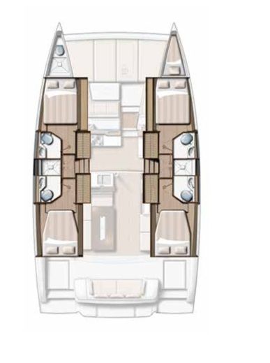 Catamaran Bali - Catana 4.2 boat plan
