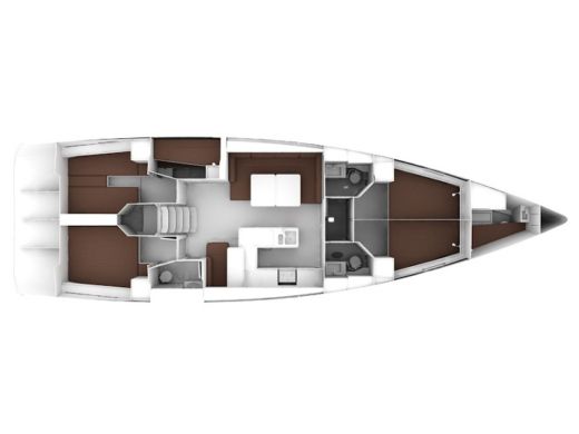 Sailboat Bavaria Bavaria Cruiser 56 boat plan