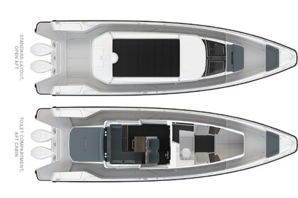 Hire Motorboat  Axopar 37 XC Cross Cabin Lagonisi