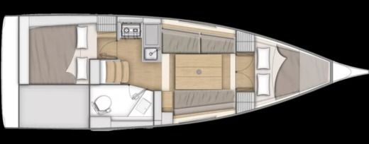 Sailboat Beneteau Oceanis 30.1 Boat design plan