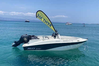 Rental Boat without license  Compass 150cc Pefkochori