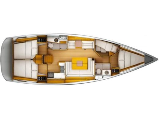 Sailboat Jeanneau Sun Odyssey 449 Boat design plan