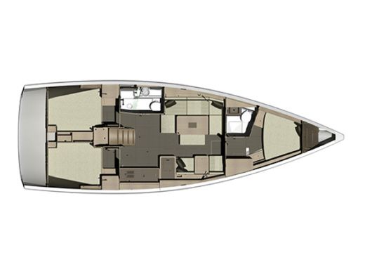 Sailboat DUFOUR 410 GL Boat design plan