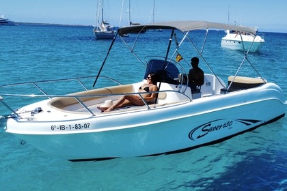 Hire Motorboat Saver 650 open Ibiza
